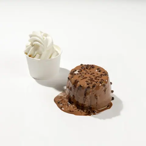 Chocolate volcano from the Karaz Albun menu